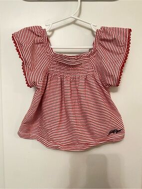 Tommy Hilfiger Flutter Sleeve Top
